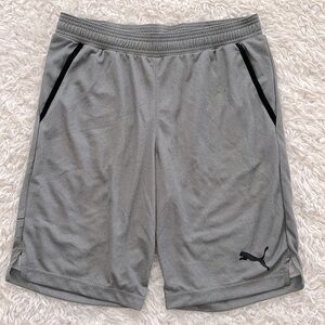 Puma Basketball Shorts Men's Gray Athletic Size Medium